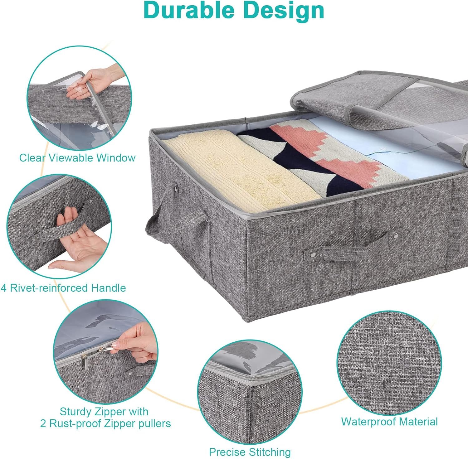 Linen Foldable Waterproof Storage Bins Review